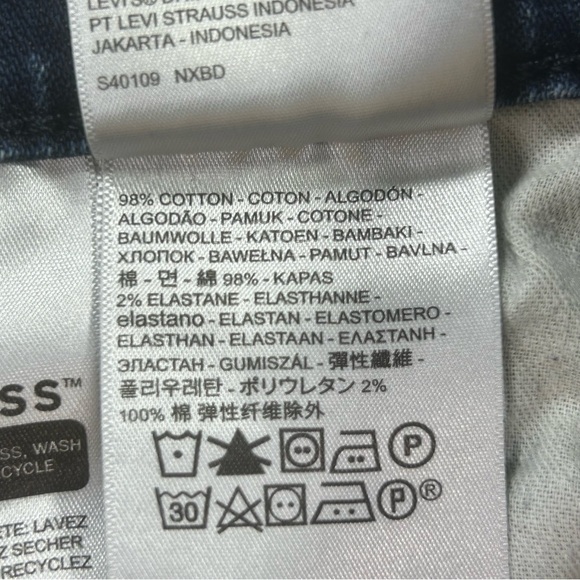 Levi's 511 Slim Fit Jeans Size 29 X 32 Men's - Picture 9 of 10